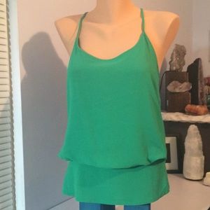 Naked zebra open back tank M